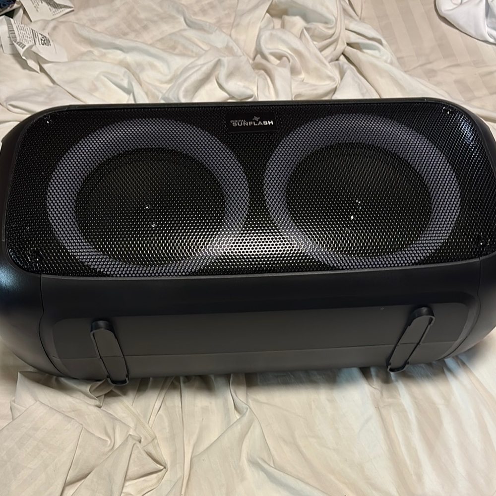 Portable Black Speaker